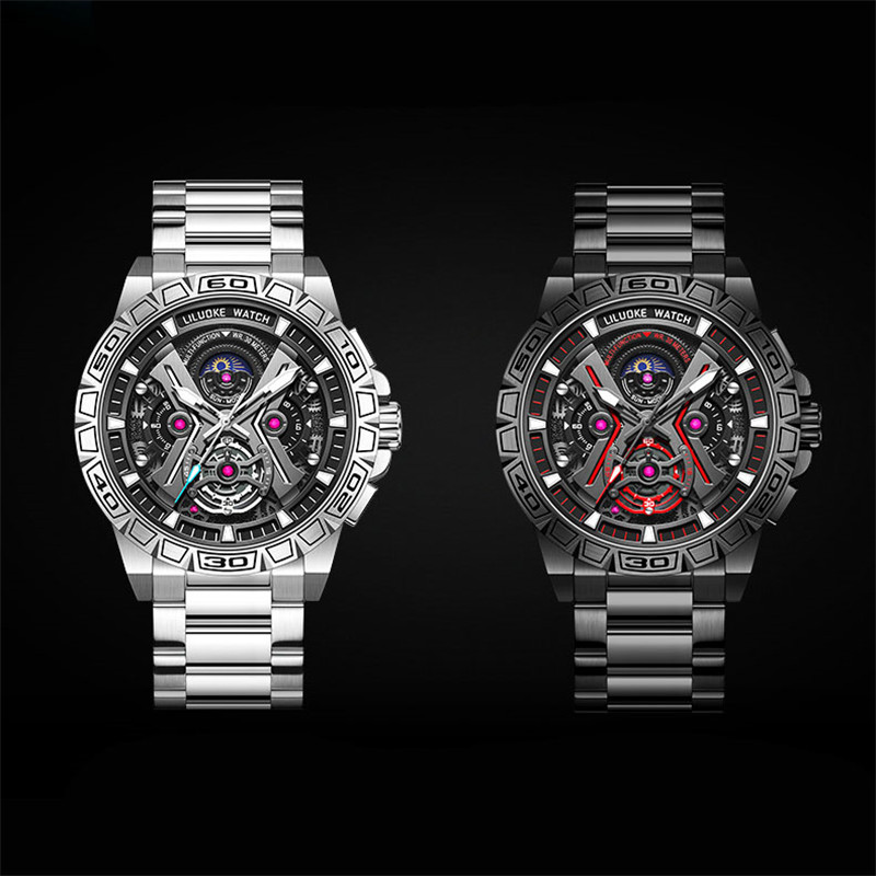High-End Watch Men's Luminous Waterproof Multi-Functional Men's Watch Fashion - 图片 3