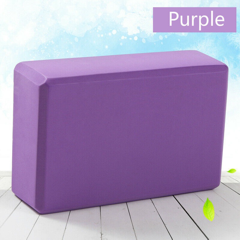 2x Yoga Block Foam Fitness Brick Pilates Balance Stretching Exercise Gym Workout - 图片 3