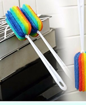 Soft Sponge Brush Bottle Cup Wine Glass Washing Cleaning Kitchen Cleaner