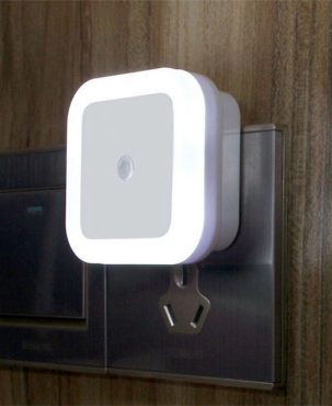 Sensor Night Light Saving LED Sensor Night Lamp Smart Dusk to Dawn Sensor Lamps Nightlight for Bedrooms Toilets Stairs Corridors