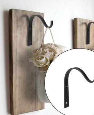 5 Pcs screw Metal Hooks J-hook Vintage Wall Hanger Screw Hooks For Bathroom Kitchen Room Cloth Towel Rack Coat Hat Holder