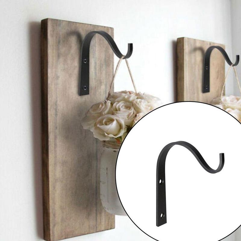5 Pcs screw Metal Hooks J-hook Vintage Wall Hanger Screw Hooks For Bathroom Kitchen Room Cloth Towel Rack Coat Hat Holder