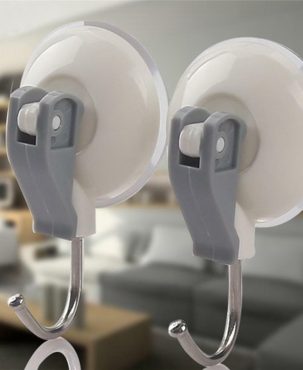 Bathroom Towel Strong Heavy Duty Adhesive Wall Suction Cup Suck Hook Kitchen