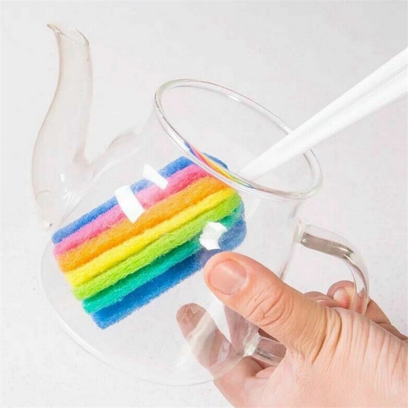 Kitchen Cleaning Tool Sponge Brush For Wineglass Bottle Coffee Tea Glass Cup - 图片 3