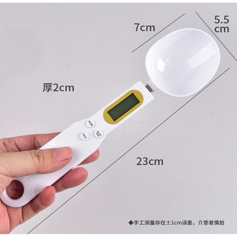 LCD Digital Kitchen Scale Electronic Cooking Food Weight Measuring Spoon 500g 0.1g Coffee Tea Sugar Spoon Scale Kitchen Tool - 图片 3