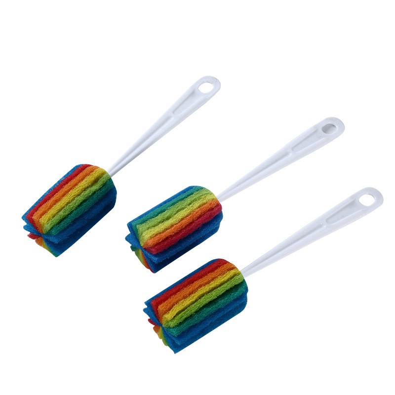 Soft Sponge Brush Bottle Cup Wine Glass Washing Cleaning Kitchen Cleaner - 图片 12