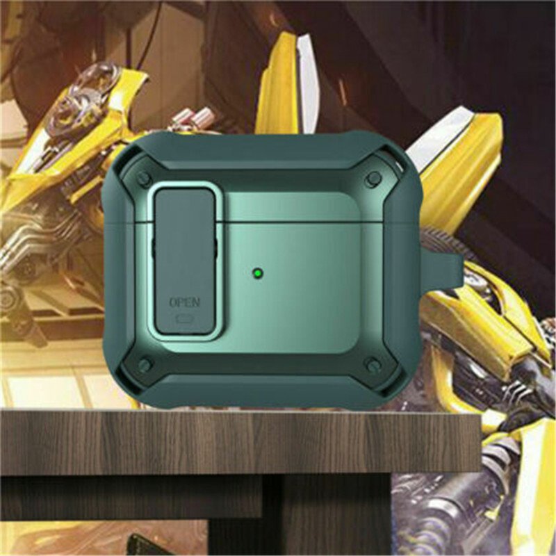 Ring Earphone Hard Armor Cover For Apple AirPods Pro 2&1 3rd Generation Case - Image 3