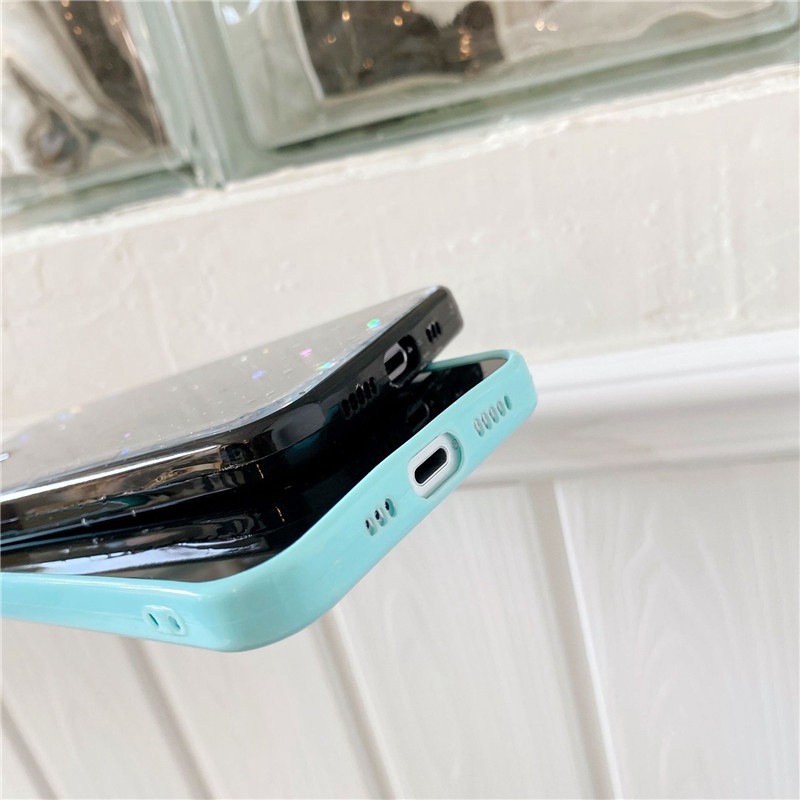 STAR GLITTER Case For iPhone 13 12 11 Pro Max 7 XR X Clear Bling Phone Cover - Image 3