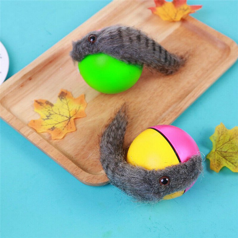 Electric Beaver Weasel Rolling Ball Pet Dog Cat Toy Kitten Chasing Toys Gift - 图片 5