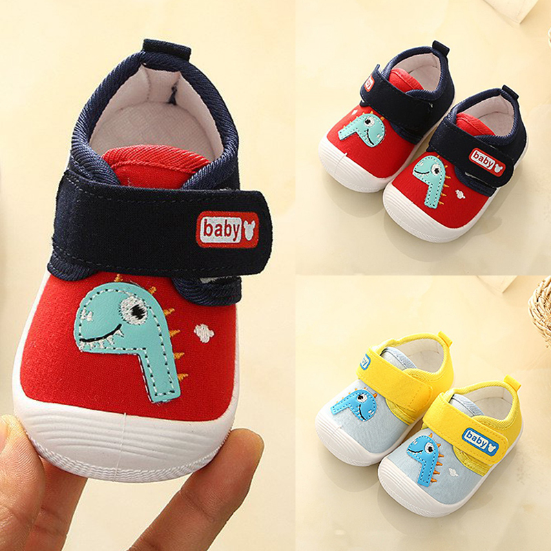 Infant Baby Girl Boy Toddler Anti-slip Warm Slippers Socks Canvas Crib Shoes UK - 图片 17