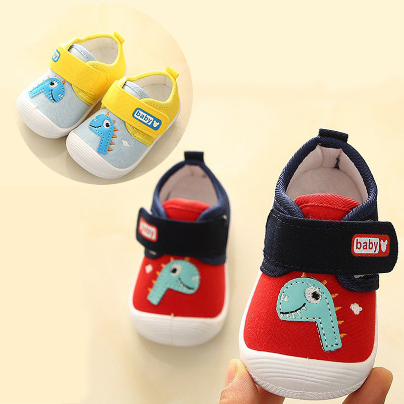 Infant Baby Girl Boy Toddler Anti-slip Warm Slippers Socks Canvas Crib Shoes UK - 图片 16