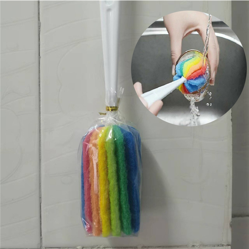 Kitchen Cleaning Tool Sponge Brush For Wineglass Bottle Coffee Tea Glass Cup - 图片 19