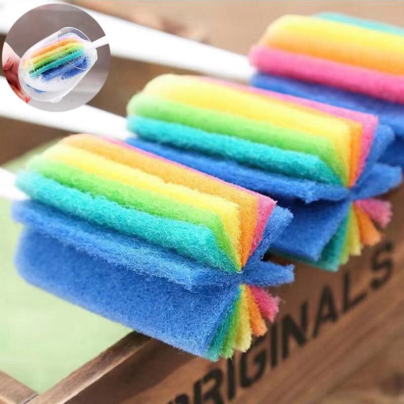 Kitchen Cleaning Tool Sponge Brush For Wineglass Bottle Coffee Tea Glass Cup - 图片 30