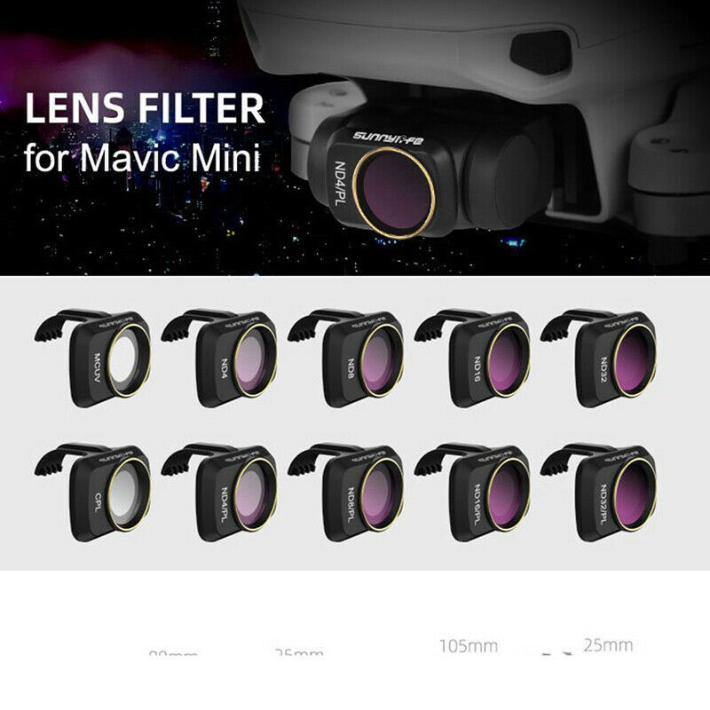 Mavic Mini 2 Gimbal Camera MCUV CPL ND-PL Lens Filter for DJI Mavic Mini Dro BG