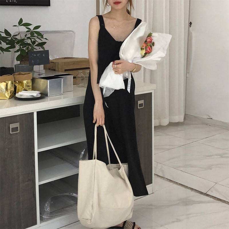 Large Capacity Women Lady Canvas Tote Shoulder Bags Durable Eco Shopping Handbag - 图片 7