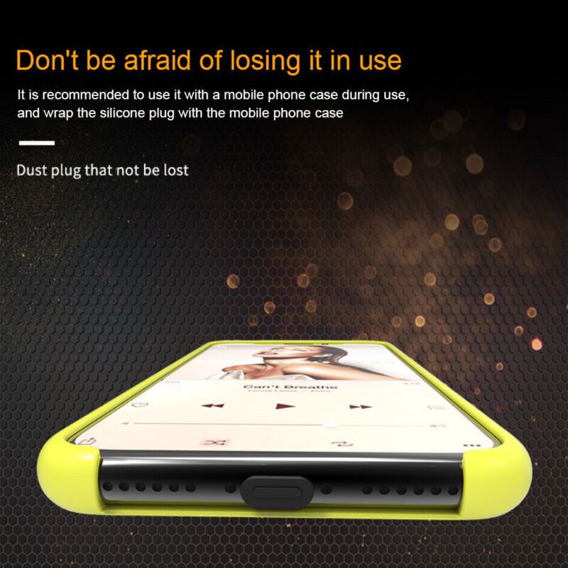 Anti Dust Cover Plug Silicone Charging Port for iPhone 13 12 11 SE XS Type C - 图片 6