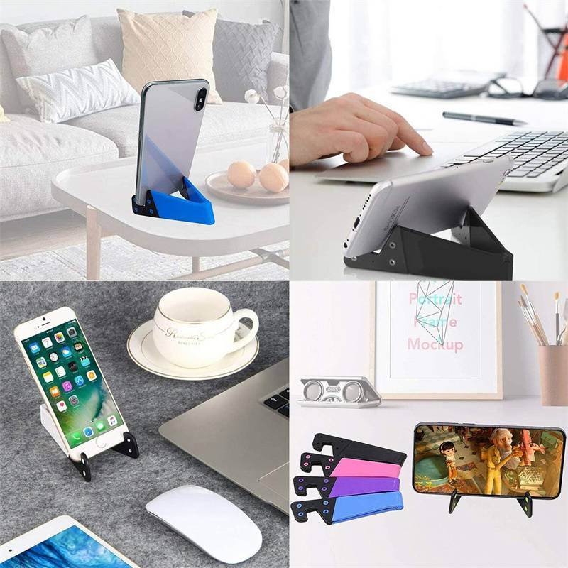 2pc Portable Universal Foldable Mobile Phone Stand Holder For Smartphone Tablet PC - Image 7