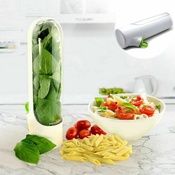 Herb Saver Kitchen Gadgets Herb Storage Container Herb Keeper Keeps Fresh - Image 7