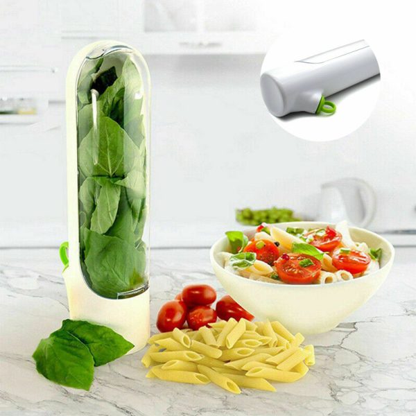 Herb Saver Kitchen Gadgets Herb Storage Container Herb Keeper Keeps Fresh - Image 8