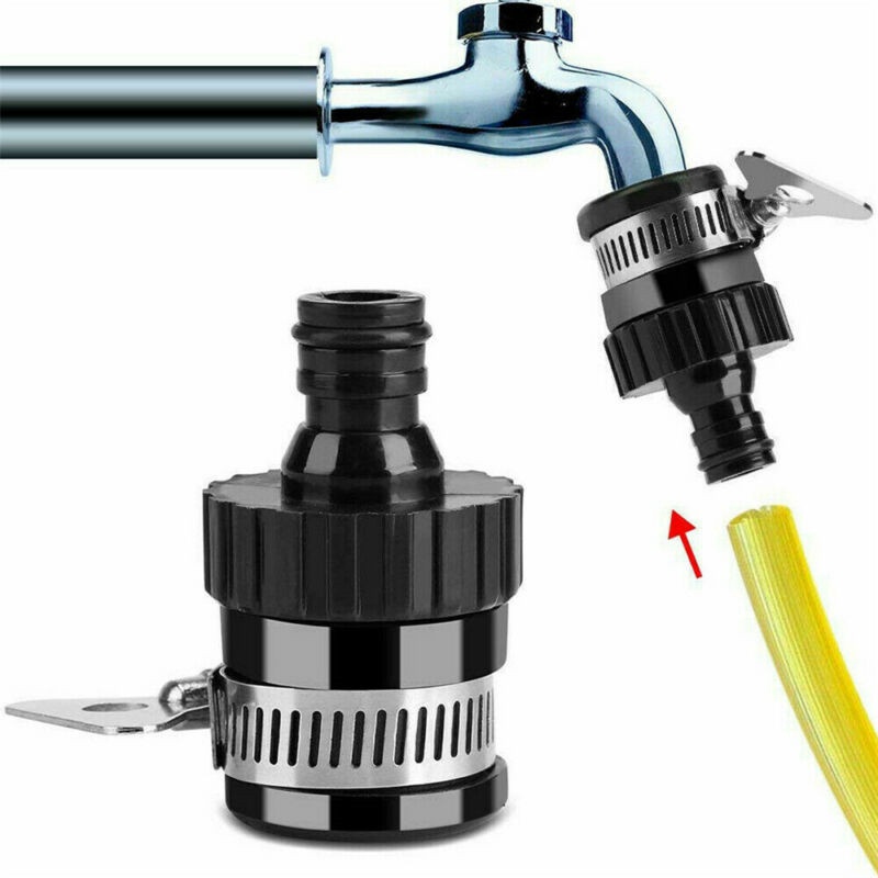 Universal Tap Connector Adapter Mixer Kitchen Garden Hose Pipe Joiner laps UK - Image 3