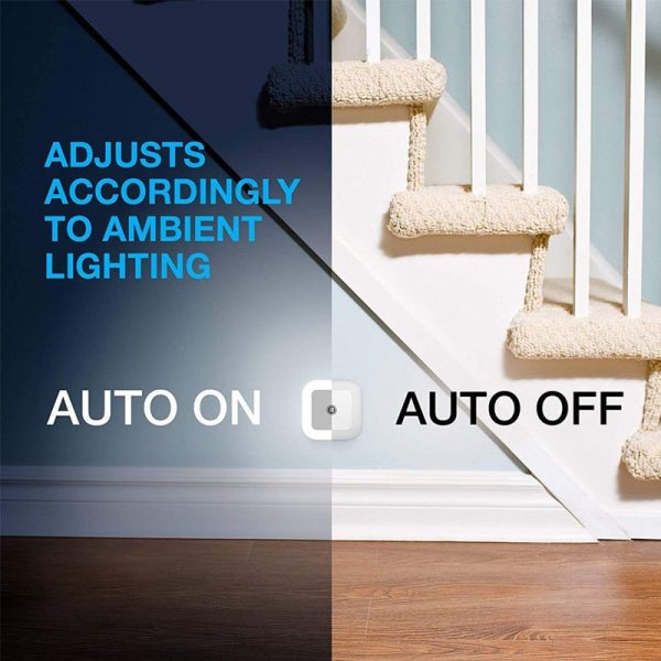 Sensor Night Light Saving LED Sensor Night Lamp Smart Dusk to Dawn Sensor Lamps Nightlight for Bedrooms Toilets Stairs Corridors - Image 2