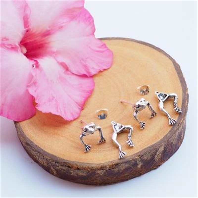 New Funny Frog Earrings Female European And American Fashion Creative Ethnic Style Earrings Wild Personality Jewelry - Image 3