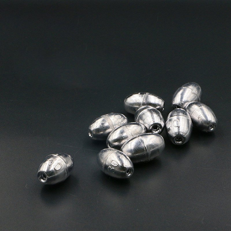 50x Fishing Sinker Set Split Lead Shot Sinker Round Bite Lead Weight Tackle Mini - Image 5