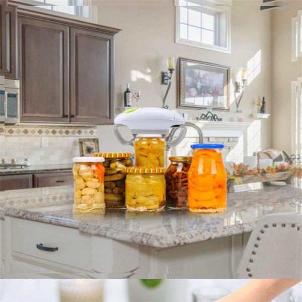 Automatic Tin Opener Canned Electric Bottle Opener Jar Opener Kitchen Gadge3CMD - Image 3