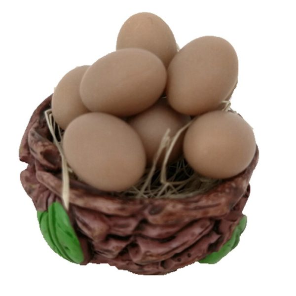 10pcs Mini Egg with Basket Kitchen Food 1/12 1/6 Dollhouse Miniature Accessories - Image 3