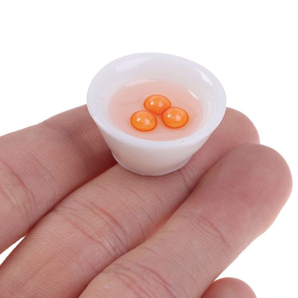 5Pcs/Set Cute Rolling Pin Egg Bowl Olive Oil Set Kitchen Accessories 1:12 Dollhouse Miniature - Image 3