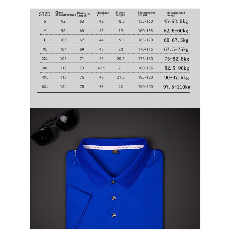 Short-Sleeved T-shirt Polo Solid Color Sports Quick-Drying Half Sleeve Polo Shirt Men's Clothing Factory Wholesale Advertising Shirt Printed Logo - Image 11