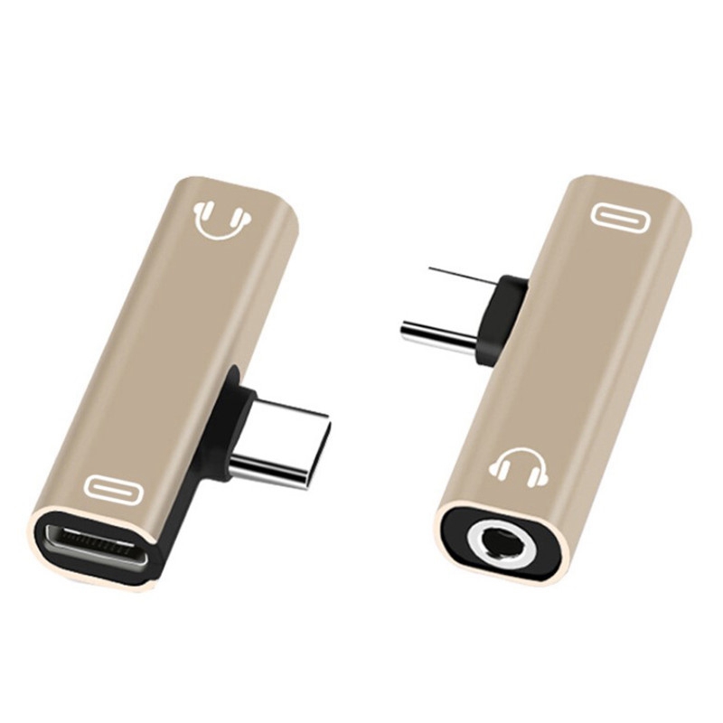 2 in1 Dual USB-C Type C Splitter Adapter to Headphone and Charger For Android - 图片 13