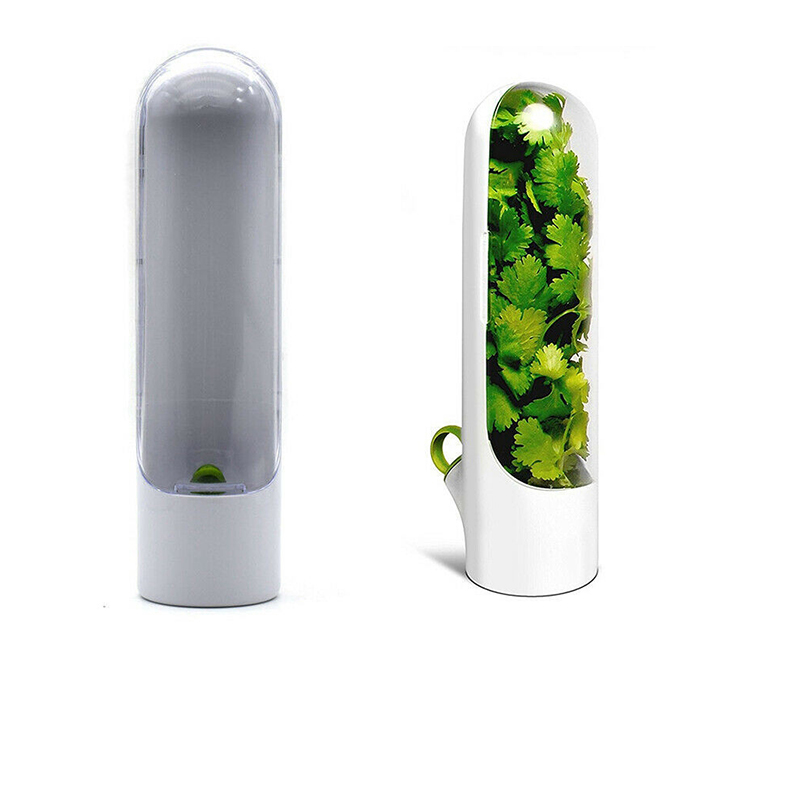 Premium Herb Saver Home Kitchen Gadgets Herb Storage Container Herb Keeper - Image 8
