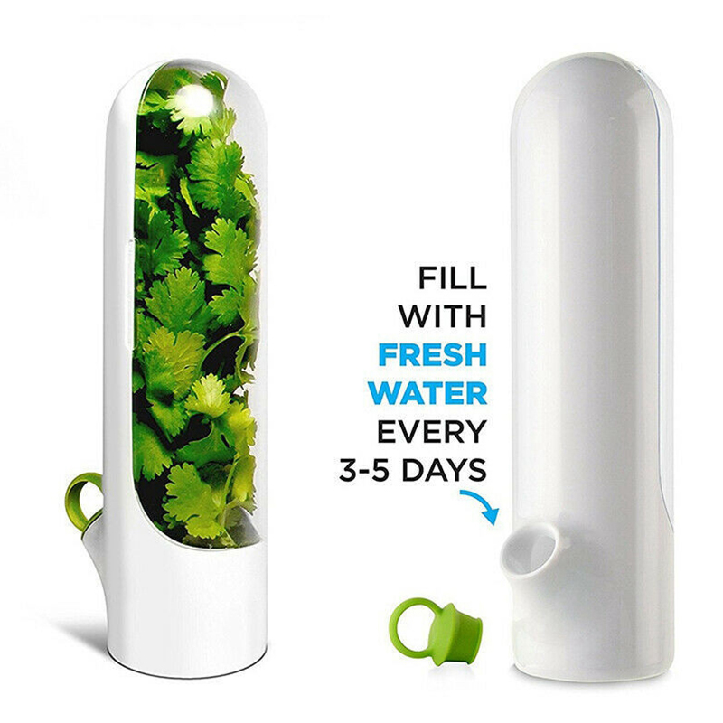 Premium Herb Saver Home Kitchen Gadgets Herb Storage Container Herb Keeper - Image 10
