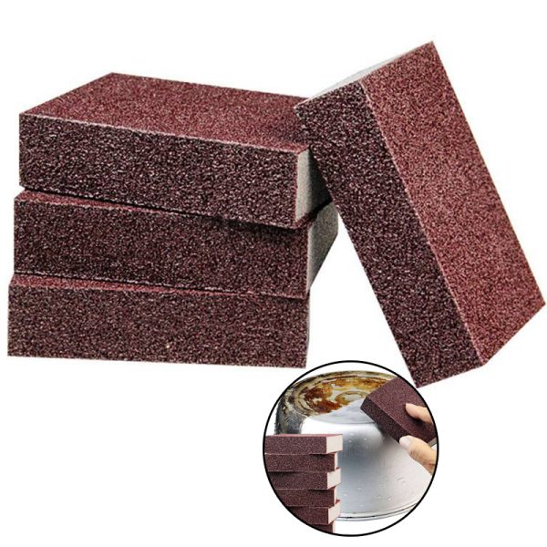 Magic Sponge Eraser Carborundum Removing Rust Cleaning Brush Descaling Clean Rub for Cooktop Pot Kitchen Sponge - Image 9