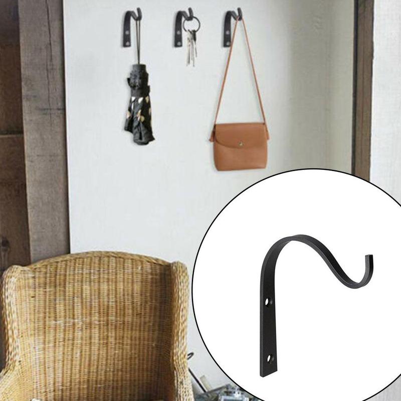 5 Pcs screw Metal Hooks J-hook Vintage Wall Hanger Screw Hooks For Bathroom Kitchen Room Cloth Towel Rack Coat Hat Holder - 图片 4