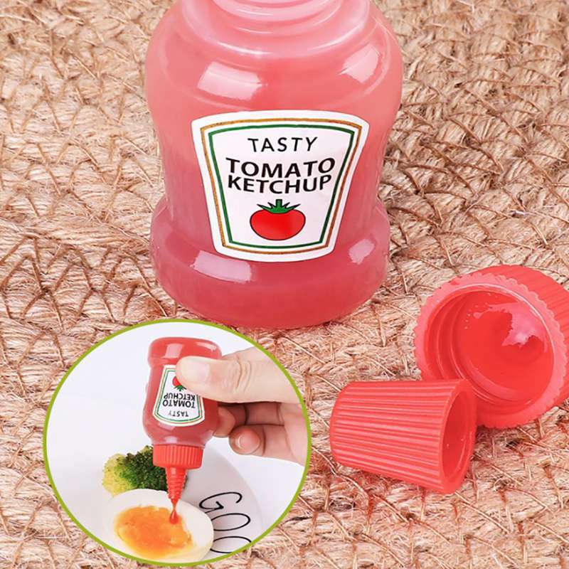 Kitchen Portable Seasoning Bottle Mini Ketchup Bottle Portable Small Pot Salad Soy Sauce Spray Bottle Ketchup Honey Mustard - 图片 3