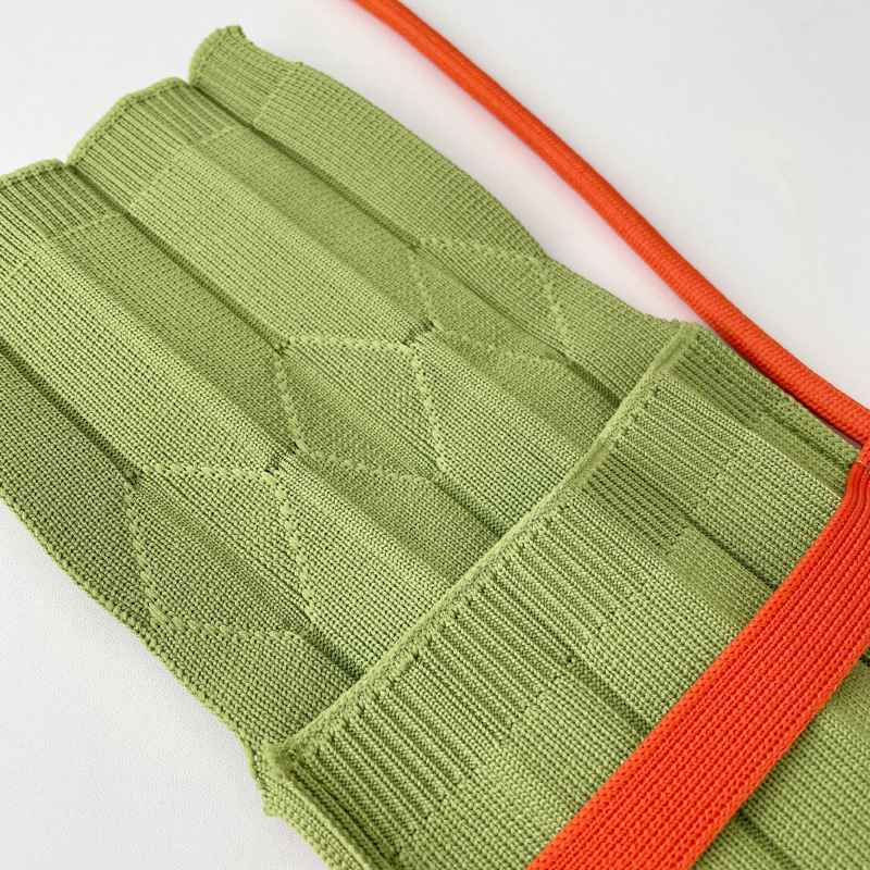 Fashion Knitting Small Crossbody Bags Women Organ Pleated Mini Shoulder Messenger Bag Ladies Foldable Long Straps Phone Purse - 图片 19
