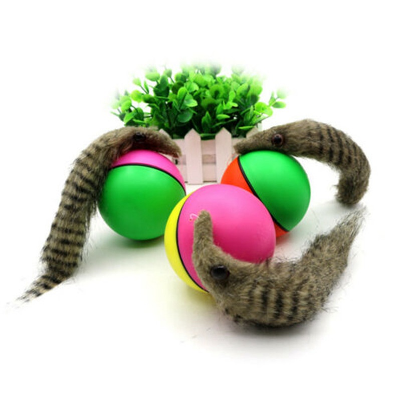 Electric Beaver Weasel Rolling Ball Pet Dog Cat Toy Kitten Chasing Toys Gift - 图片 7