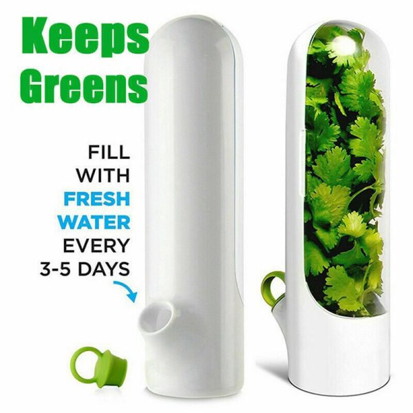 Herb Saver Kitchen Gadgets Herb Storage Container Herb Keeper Keeps Fresh