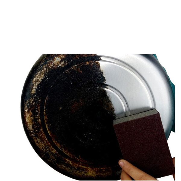 Magic Sponge Eraser Carborundum Removing Rust Cleaning Brush Descaling Clean Rub for Cooktop Pot Kitchen Sponge - Image 4