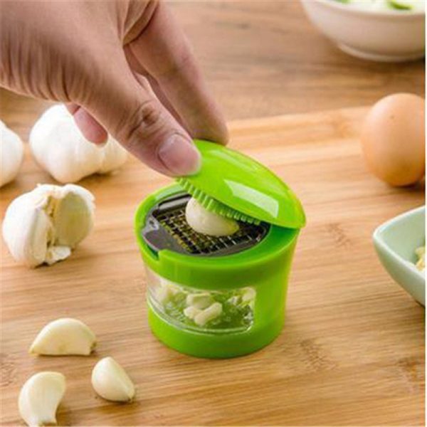 Garlic Press Chopper Slicer Hand Presser Grinder Crusher Practical Kitchen Tools - Image 3