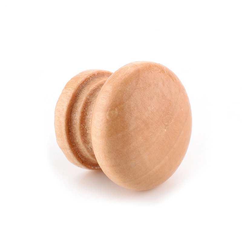 10pcs NAIERDI Handles 2.5X2CM Natural Wooden Cabinet Drawer Wardrobe Knobs Door Pull Kitchen Handle Furniture Hardware - 图片 4