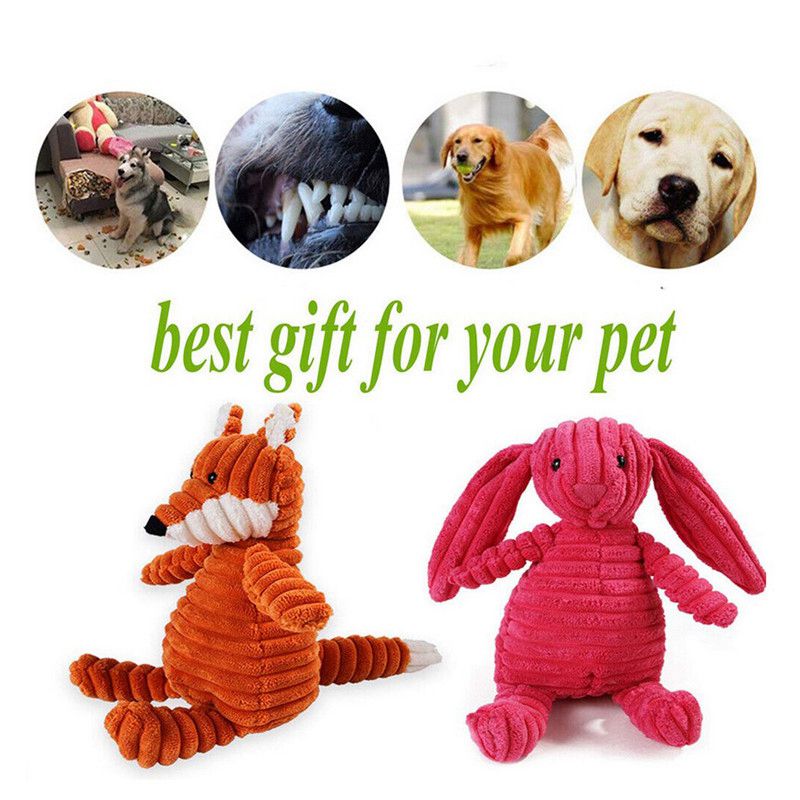Pet Dog Plush Chew Toy Squeaky Cat Toys for Aggressive Chewers Supplies - Image 4