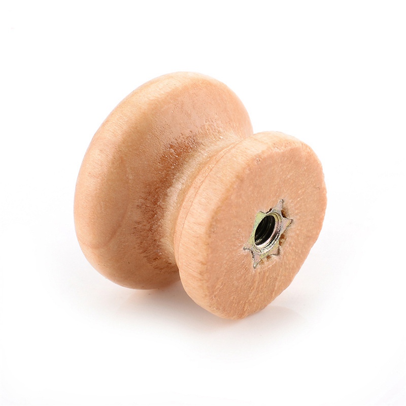 10pcs NAIERDI Handles 2.5X2CM Natural Wooden Cabinet Drawer Wardrobe Knobs Door Pull Kitchen Handle Furniture Hardware - 图片 5