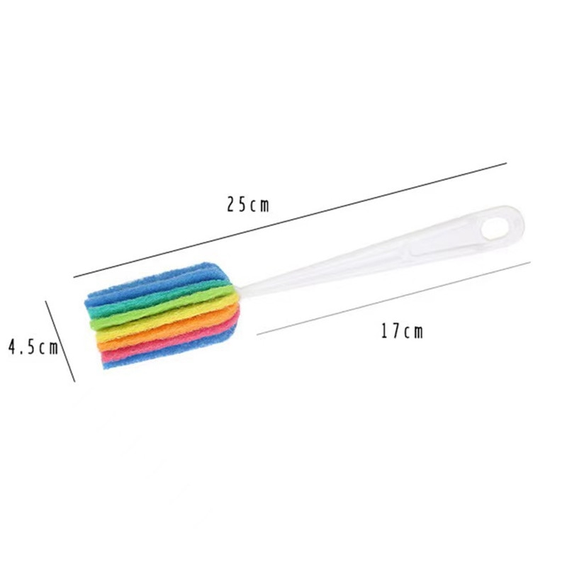 Kitchen Cleaning Tool Sponge Brush For Wineglass Bottle Coffee Tea Glass Cup - 图片 10