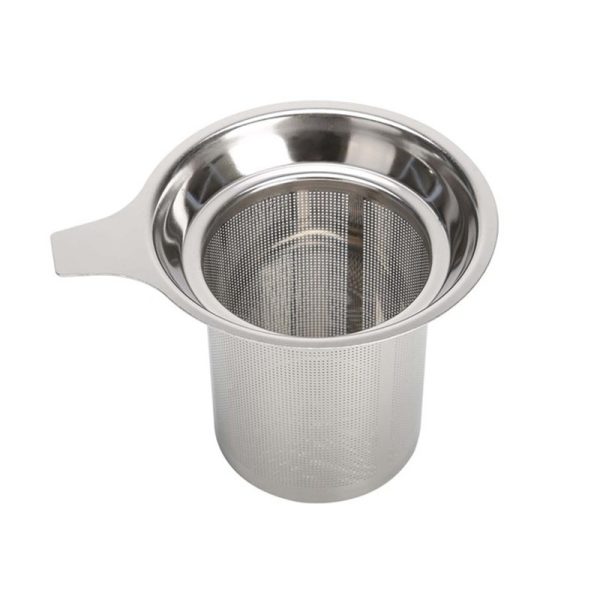 304 Stainless Steel Reusable Tea Infuser Tea Strainer Teapot Loose Tea Leaf Spice Tea Filter Kitchen Accessories Handle Clip - Image 5