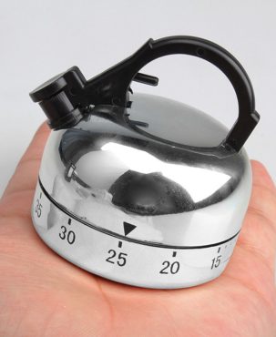 60 Minute Kitchen Timer Alarm Clock Mechanical Teapot Timer Timing Tool Cooking Baking Auxiliary Kitchen Tools