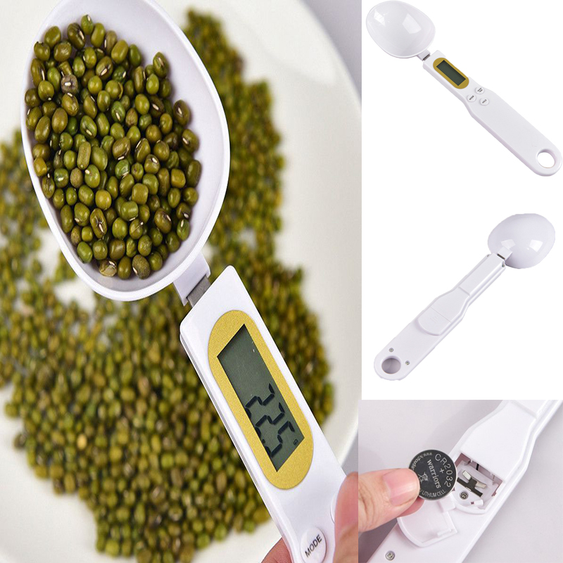 LCD Digital Kitchen Scale Electronic Cooking Food Weight Measuring Spoon 500g 0.1g Coffee Tea Sugar Spoon Scale Kitchen Tool - 图片 20