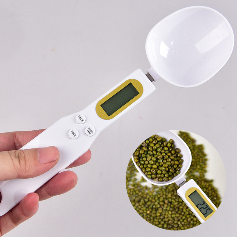 LCD Digital Kitchen Scale Electronic Cooking Food Weight Measuring Spoon 500g 0.1g Coffee Tea Sugar Spoon Scale Kitchen Tool - 图片 18